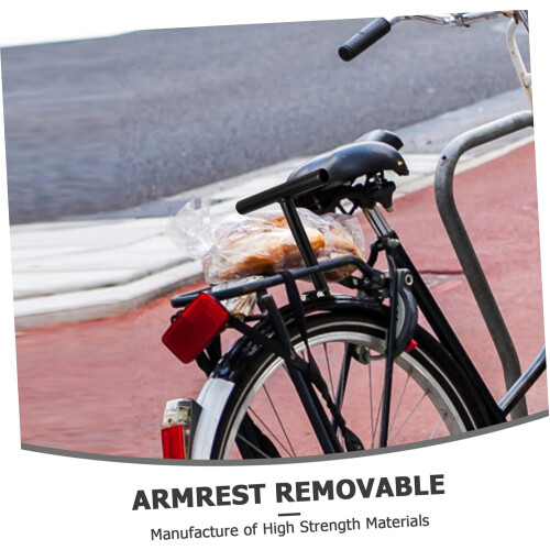 Fahrradsitz-Armlehne für Mountainbikes, Falträder, schwarzer gerader Lenkergriff 1