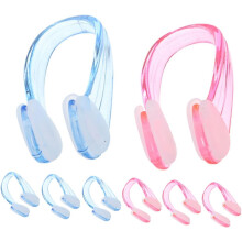 8 stücke Silikon Wasserdichte Nase Clip Schwimmer Nase Clip Wasserdichte Nase Stecker