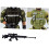 6-teiliges Special Forces-Actionfiguren-Set für interaktive Rollenspiele im Elternkampf 2