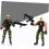 6-teiliges Special Forces-Actionfiguren-Set für interaktive Rollenspiele im Elternkampf 7