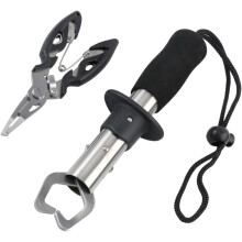 2 stücke Edelstahl Angeln Köder Haken Remover-Tool Set Fisch Greifer Nipper Zangen