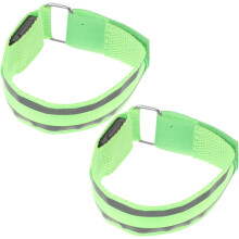 Praktische LED-Reflektorarmbänder für Läufer, 2er-Pack, Sicherheitsgurte für Nachtwanderungen, reflektierendes Material für bessere Sichtbarkeit