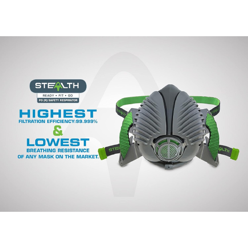 Stealth P3 Respirator M/L GREY - Facemask for dust, particle 1