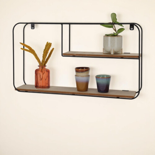 URBN Living Floating Shelves Hanging Shelf Display Rack Organiser Storage Unit