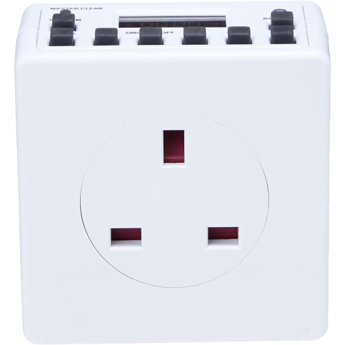 Status STATUS Timer Switch | 7 Day Digital Timer Light Switch | White UK Plug | S7DDT3