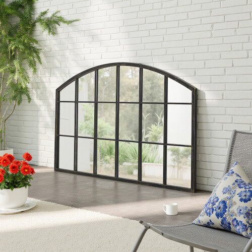 Living And Home Framed Arched Wall Mirror for Decor 1