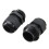 Black UV Resistant Solar Panel ABS Mounting Brackets Junction Box 7