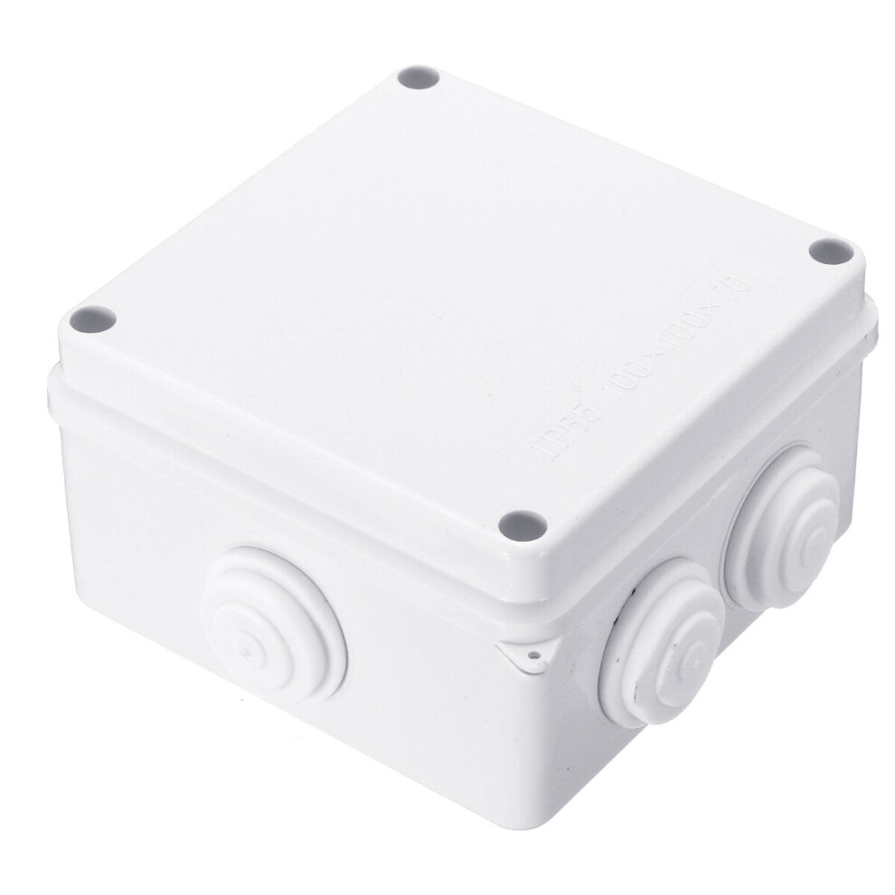 (100*100*70Mm) Abs Plastic Dustproof Waterproof Ip65 Junction Box Universal Electrical Project Enclosure Junction Case 4250937716451