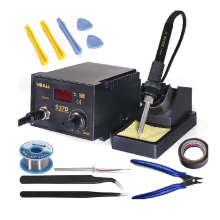 (US Plug) 220V/110V Temperature Control ESD Digital Soldering Station Rework Station