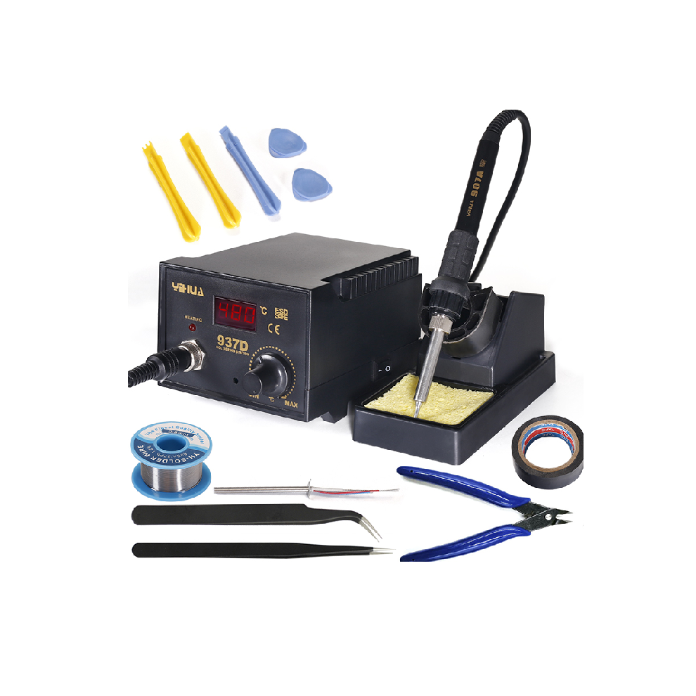 Photos - Power Tool Accessory GreenZech  220V/110V Temperature Control ESD Digital Soldering Station Rework Station (US Plug)