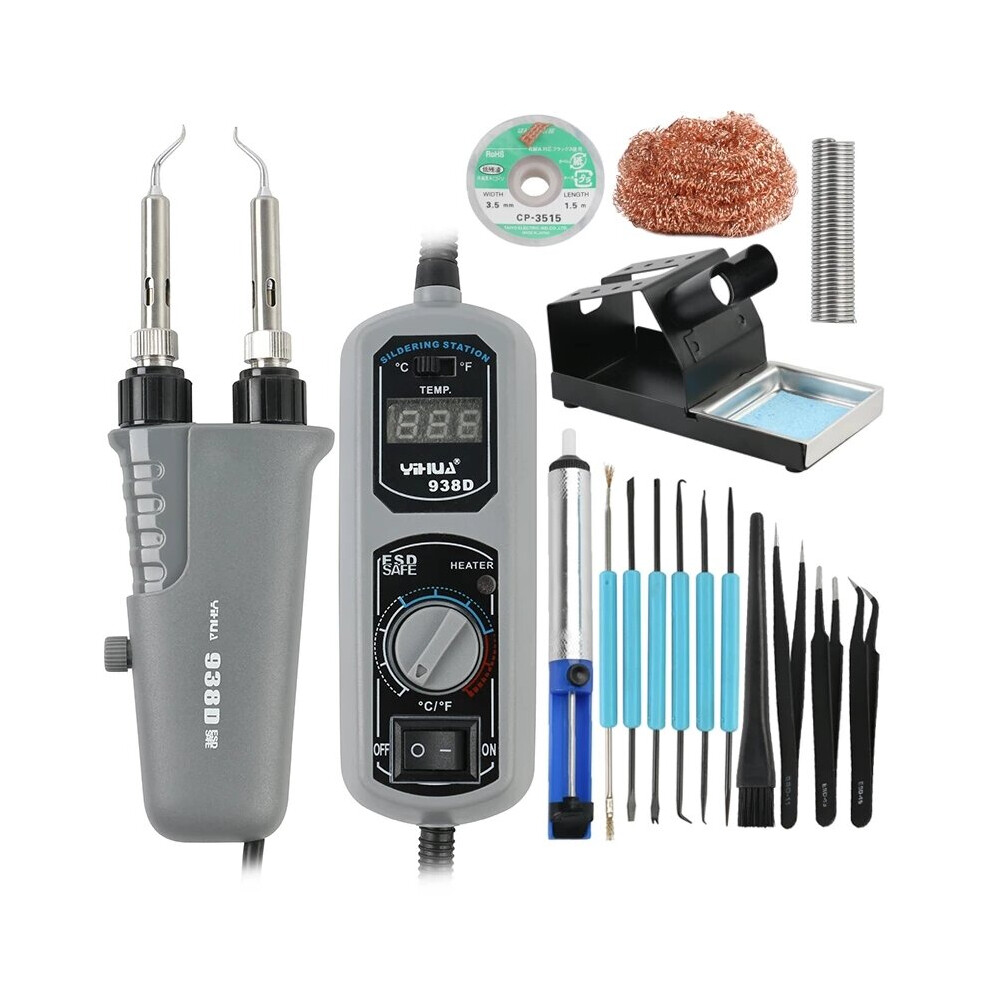 (Eu Plug) Electric Heating Tweezers Electric Heating Pliers Soldering Station For Bga Smd Repair 9495687801537