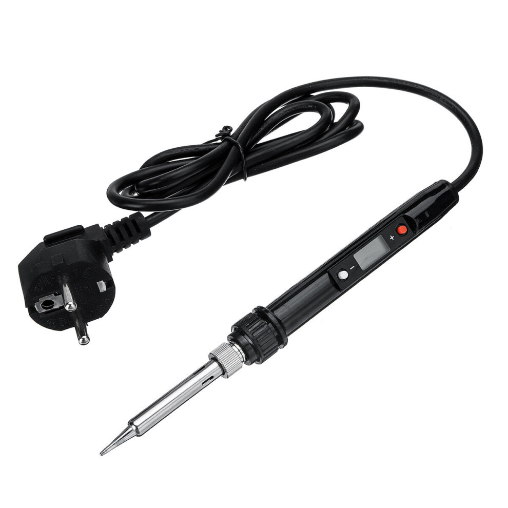 (Eu Plug) 65Pcs 60W Electric Solder Iron Tool Kit Wood Burning Pen Carft Pyrography Welding Tips 9495687804637