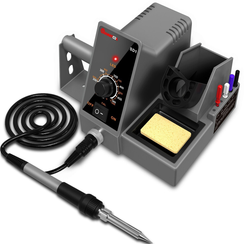 (Sd1, Eu Plug) Lcd 60W Soldering Station Professional Pid Soldering Iron Station Tool Kit Adjustable Temperature 9495687802459