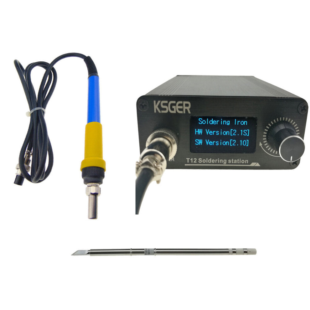 Digital Temperature Controller Soldering Station Electric Soldering Iron Tips T12-K + 907 Handle 9495687801667