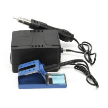 (US Plug) 750W LCD Rework Soldering Station 8582D Electric Hot Air Gunn Heater SMD Desoldering Iron Station Solder Welding Machine