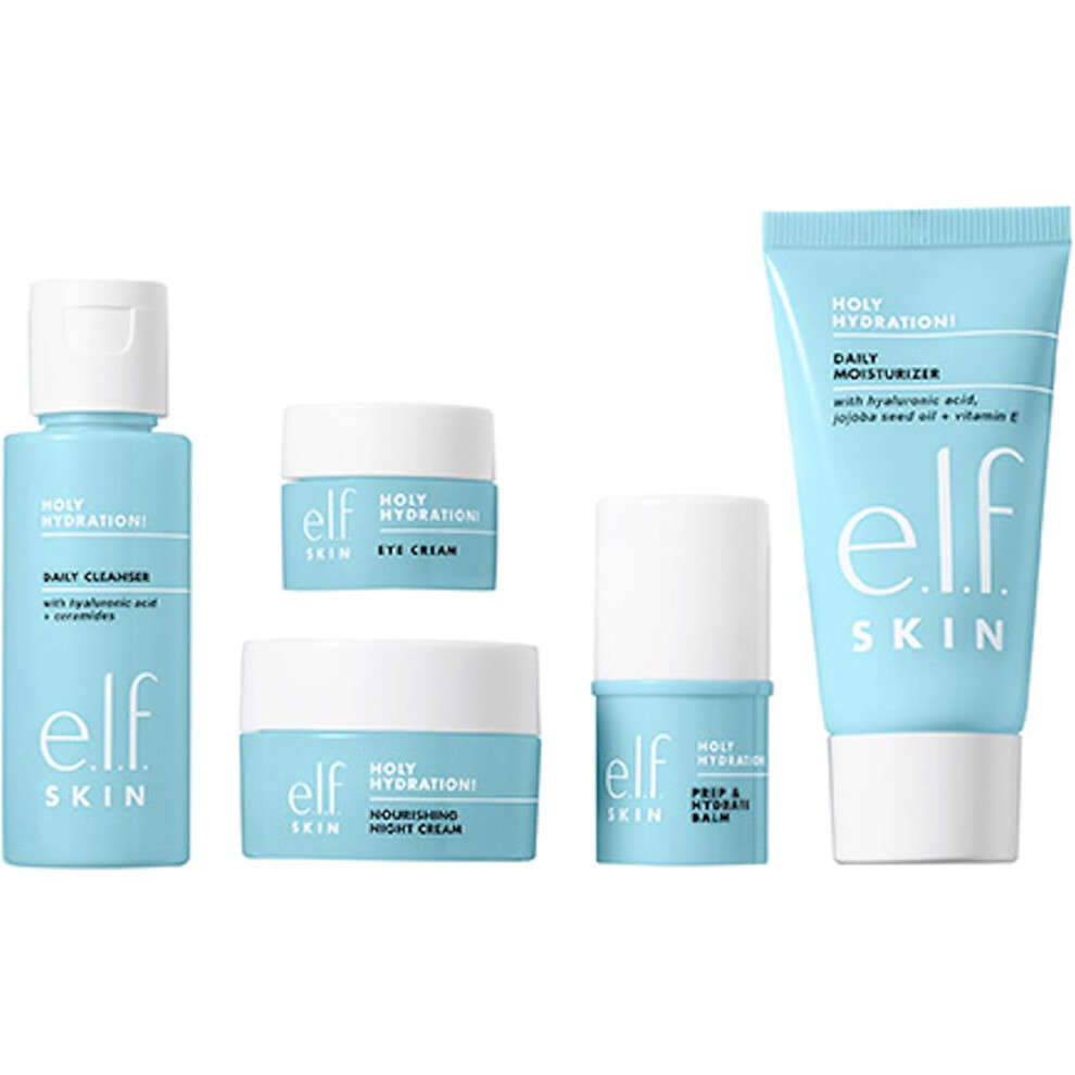 e.l.f. SKIN Jet Set Hydration Kit, Travel Friendly Hydrating Skincare Set,