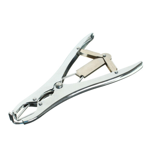 Sheep Castration Pliers Tail Docking Cattle Castration Applicator With 100 Marking Rings Tools kit 2