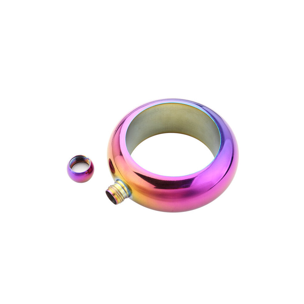 (Colorful) Wine Bottle Wine Pot Bangle Flagon Bracelet Hip Flask Stainless Mirror Whiskey Drinkware Funnel