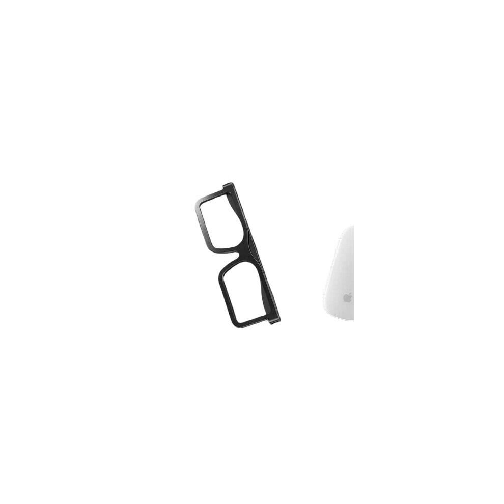 (Black) Aluminum Alloy Bracket Portable Storage Foldable Cooling Glasses Notebook Stand