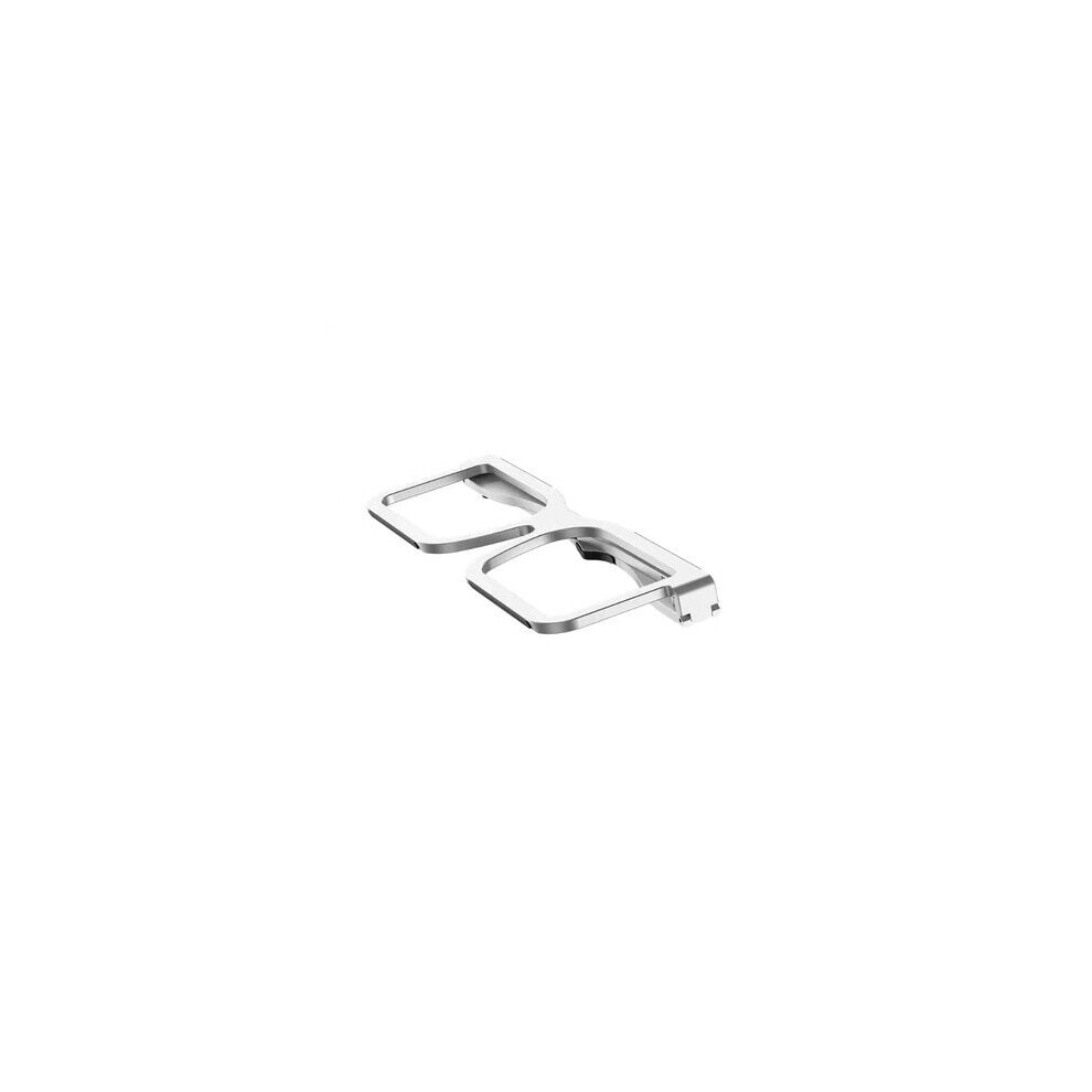 (Silver) Aluminum Alloy Bracket Portable Storage Foldable Cooling Glasses Notebook Stand