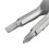 (Black) EDC Portable Phillips and Slotted Screwdriver Keychain Tool 4