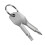 (Gray) EDC Portable Phillips and Slotted Screwdriver Keychain Tool 11