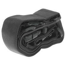 (Black) EDC 3-point Strap Three Point Tactical Sling Multi-function Adjustable String Clip Airsoft Strap