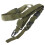 (Brown) EDC 3-point Strap Three Point Tactical Sling Multi-function Adjustable String Clip Airsoft Strap 5