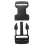 (20mm) Plastic Webbing Strap Side Release Buckle Black 3