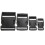 (40mm) Plastic Webbing Strap Side Release Buckle Black 2