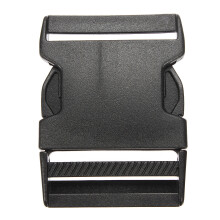 (50mm) Plastic Webbing Strap Side Release Buckle Black