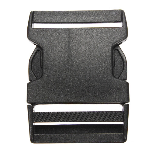 (50mm) Plastic Webbing Strap Side Release Buckle Black