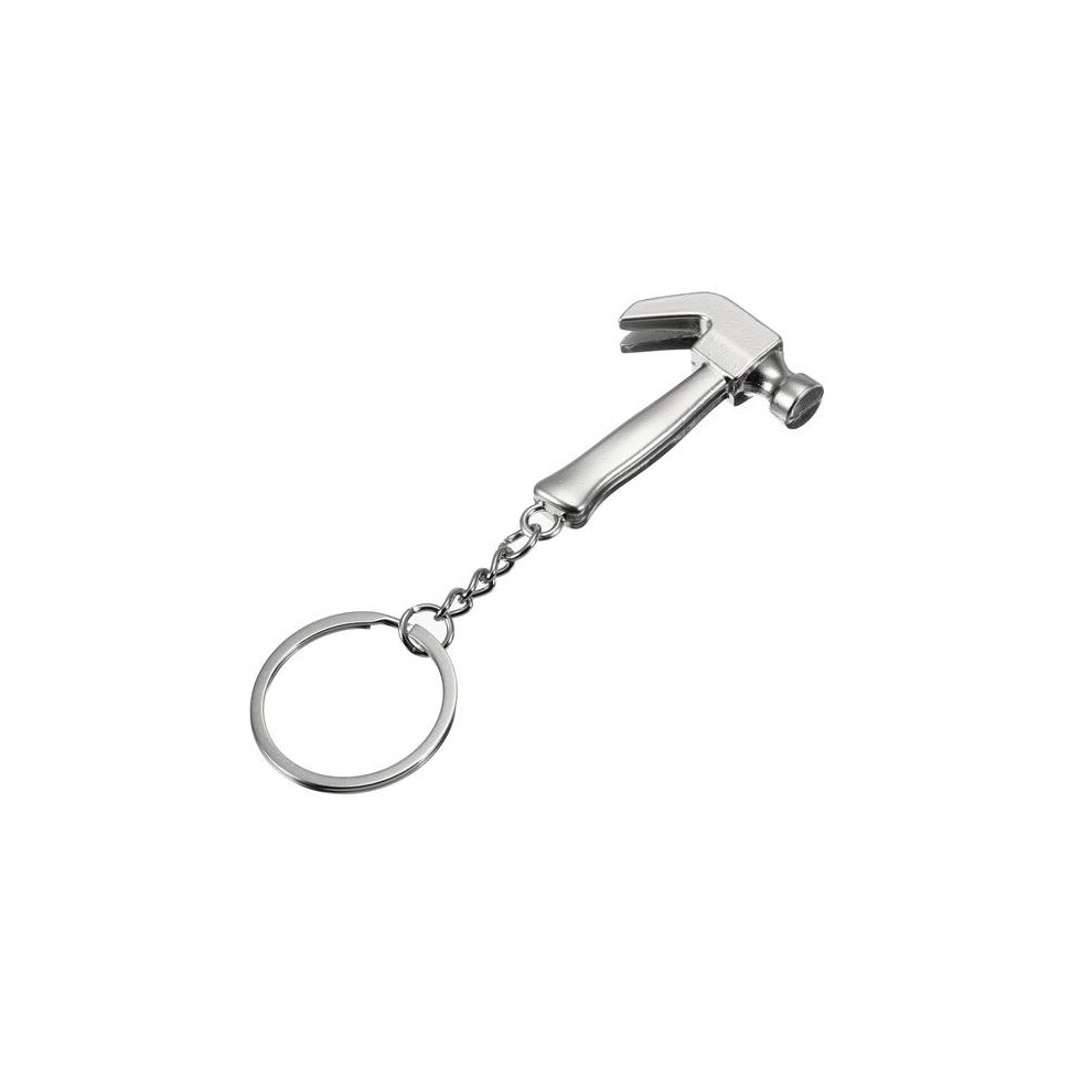 Creative Mini Tool Model Claw Hammer Key Chain Ring