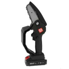 (Black, One Battery) 98VF 1180W Electric Cordless One-Hand Saw Chain Saw Woodworking With Guard Kit