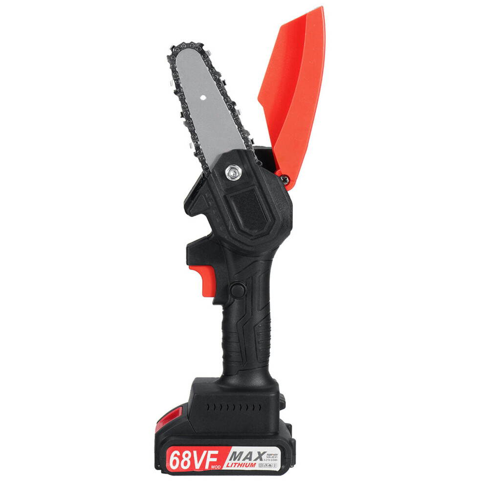 Photos - Saw GreenZech  4 Inch Mini Cordless Electric Chain  One-Hand  Woodworking Wood Cutter (One Battery)