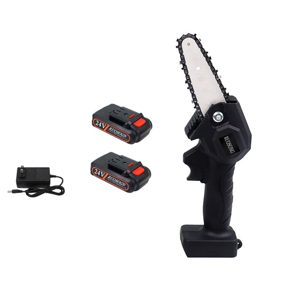 Photos - Saw GreenZech  1680W Mini Portable One-Hand  Woodworking Electric Chain  Wood Cutter (Two Batteries)