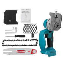 (10 inch) 18V Cordless Electric Chain Saw Brushless Motor Power Tools For Makita Rechargeable Lithium Battery