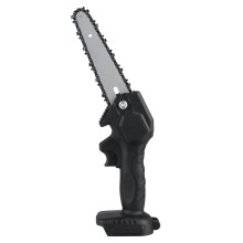 (One Battery, EU Plug) 6 Inch Electric Chain Saw Pruning Chainsaw Rechargeable Woodworking Tool