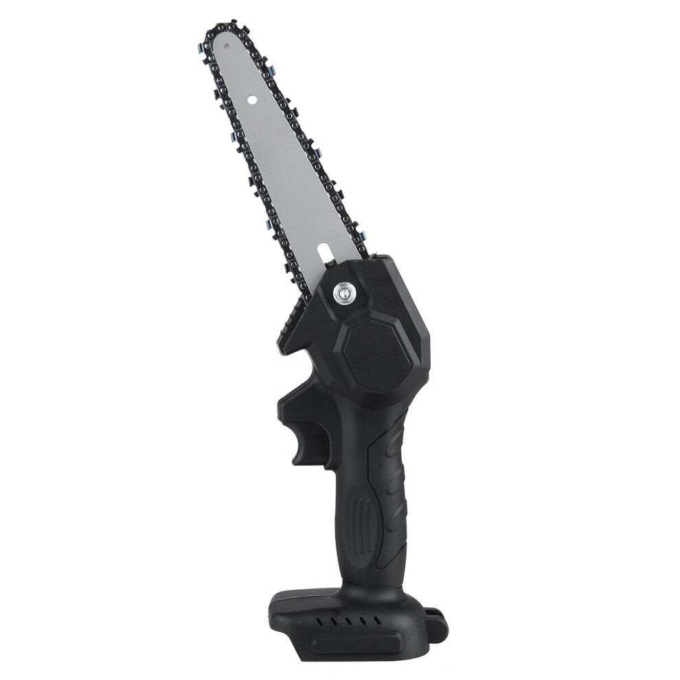 (One Battery, EU Plug) 6 Inch Electric Chain Saw Pruning Chainsaw Rechargeable Woodworking Tool