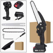 (One Battery) 8 Inch Brushless Electric Saw 3000W Rechargeable Woodworking Power Tools