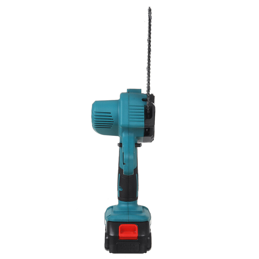 (With 1 Battery) 1000W 6Inch One Hand Cordless Electric Chain Saw Wood Mini Cutter Saw Woodworking 9078193472370