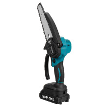 (One Battery, 6 Inch) 1200W 4In/6In Electric Saw Cordless Mini Rechargable Chain Saw Wood Cutter Fit Makita