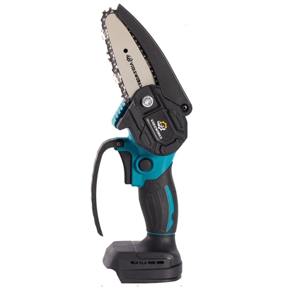 (Without Battery) 4 Inch 88Vf Cordless Electric Chain Saw One-Hand Saw Woodworking Tool 9078193471588