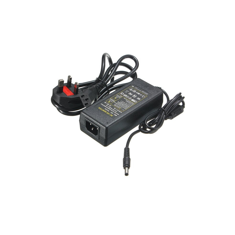 (Uk Plug) Ac100-240V To Dc12v 10A Power Supply Transformer Adapter For Led Strip Light 8727971814321