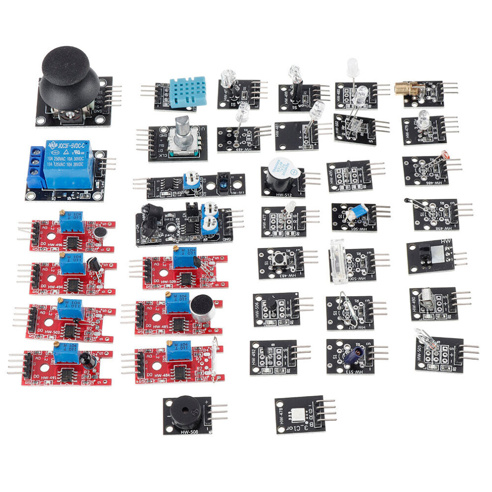 37 In 1 Sensor Module Board Set Starter Kits For Arduino Carton Box Package