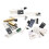 (Blue) DIY Rotating LED Kit POV Soldering Training Kit Upgraded Version 7