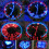 (Blue) DIY Rotating LED Kit POV Soldering Training Kit Upgraded Version 2