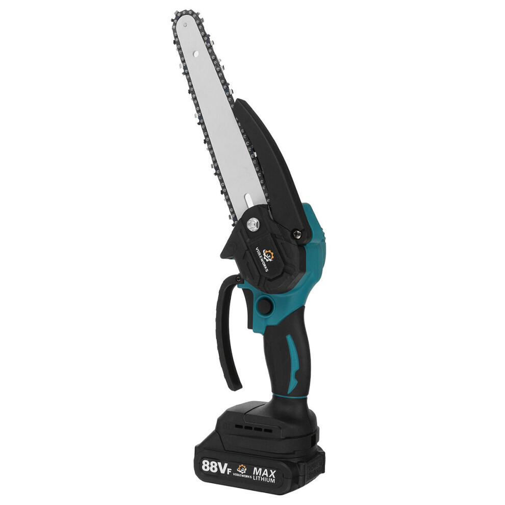 (One Battery) 8 Inch 3000W 88Vf Brushless Electric Saw Chainsaw Pruning Saws Woodworking Cutting Tool 9078193471403