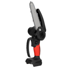 (Red, with 1 Battery) 6" 88VF Electric Chain Saw Rechargable Chainsaws One-handed Lithoum Battery Wood Cutter EU Plug