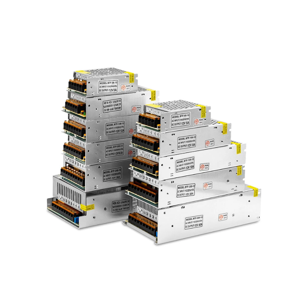 (10A) DC 12V Switch LED Power Supply Transformer for WS2812B SK6812 1A 2A 3A 5A 6A 8A 10A 12A 16A 20A 25A 30A 40A 50A 60A